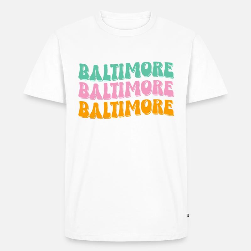 Baltimore - Männer Premium Bio T-Shirt - undefined