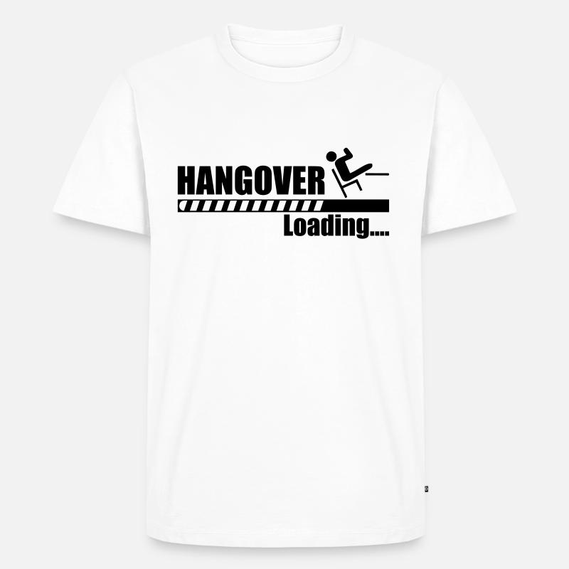 Hangover loading - Men's Premium Organic T-Shirt - white