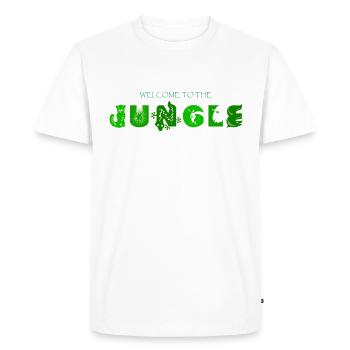 Welcome to the Jungle - Men's Premium Organic T-Shirt - white - Front - Nico (187cm)