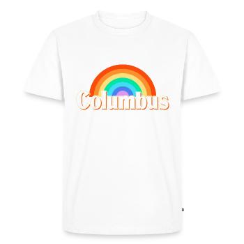 Columbus Ohio - Men's Premium Organic T-Shirt - white - Front - Nico (187cm)