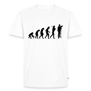 Photographe photo photo photo cadeau photo photo - T-shirt Premium bio Homme - blanc - Devant - Nico (187cm)