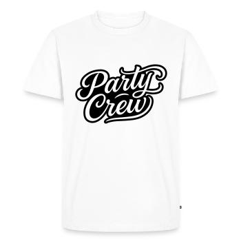 Équipe de fête - T-shirt Premium bio Homme - blanc - Devant - Nico (187cm)