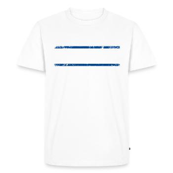 Gelsenkirchen Schalke - Männer Premium Bio T-Shirt - Weiß - Vorne - Nico (187cm)