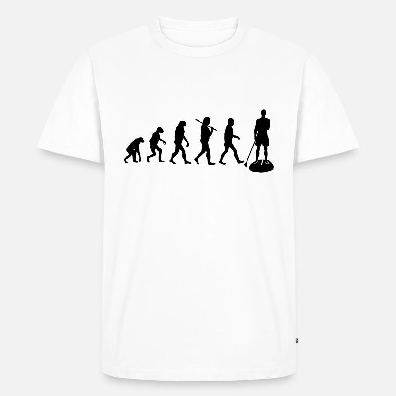 Cadeau évolution SUP - T-shirt Premium bio Homme - blanc
