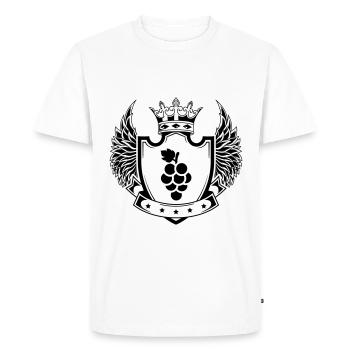 raisins - T-shirt Premium bio Homme - blanc - Devant - Nico (187cm)
