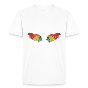 Juneteenth Cadeau de fierté de la Journée de l’histoire des Noirs - T-shirt Premium bio Homme - blanc - Devant - Nico (187cm)
