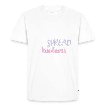 Kindness Message Choose Kindness Quote - Men's Premium Organic T-Shirt - white - Front - Nico (187cm)