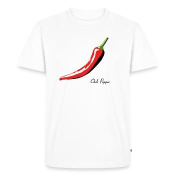 Piment - T-shirt Premium bio Homme - blanc - Devant - Nico (187cm)