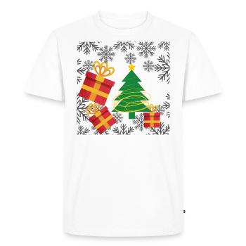 It's Christmas - Men's Premium Organic T-Shirt - white - Front - Nico (187cm)