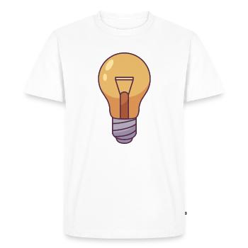 Meilleur navire artisan du monde - T-shirt Premium bio Homme - blanc - Devant - Nico (187cm)