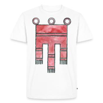 Vorarlberg - ma patrie - aquarelle - T-shirt Premium bio Homme - blanc - Devant - Nico (187cm)