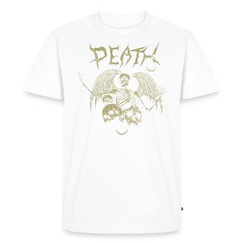 Gothic Skeleton Occultism Costume | For Gothic - Men's Premium Organic T-Shirt - white - Front - Nico (187cm)