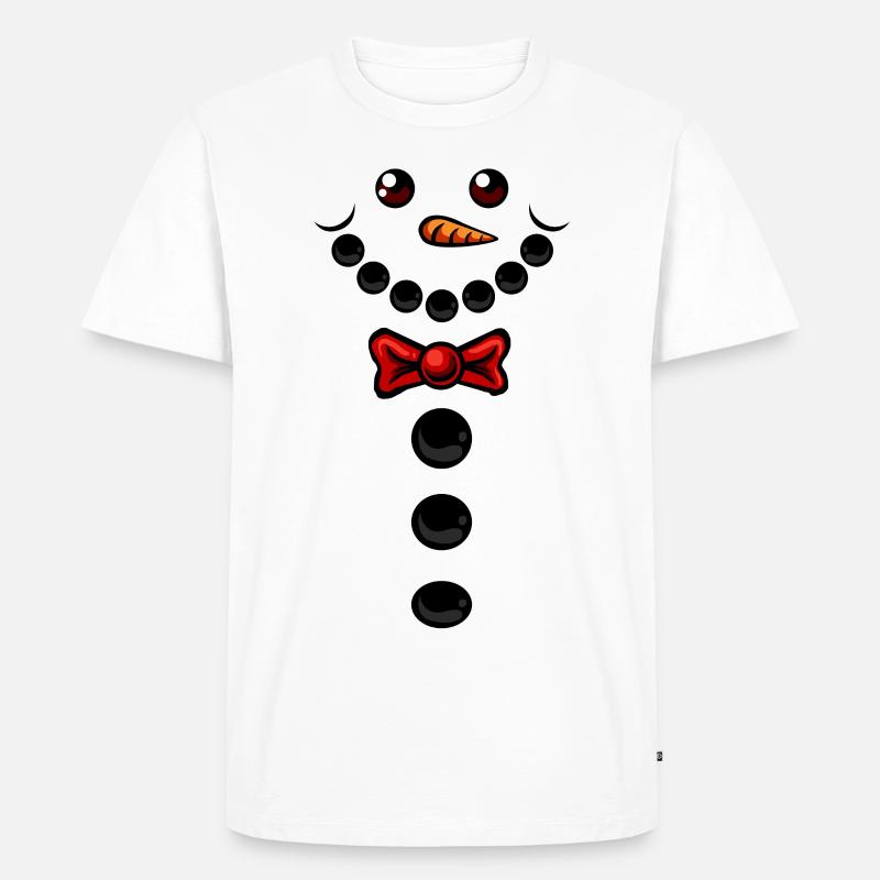 Olaf der Schneemann - Männer Premium Bio T-Shirt - Weiß