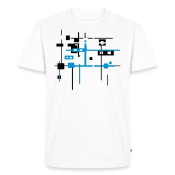 Architecte - T-shirt Premium bio Homme - blanc - Devant - Nico (187cm)