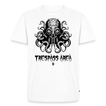 Entry area: Organic Octopus Octopus - Men's Premium Organic T-Shirt - white - Front - Nico (187cm)