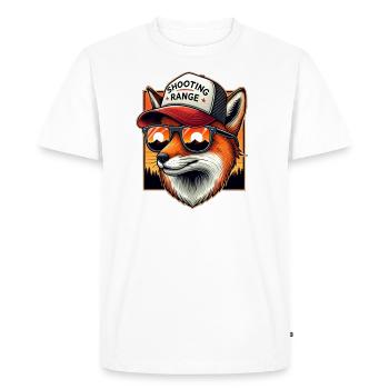 Freddy-Fuchs - Männer Premium Bio T-Shirt - Weiß - Vorne - Nico (187cm)