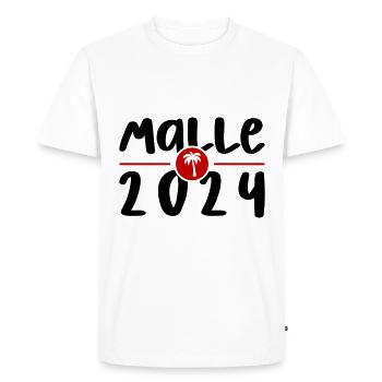 Malle 2024 - Men's Premium Organic T-Shirt - white - Front - Nico (187cm)