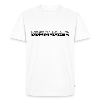 Ligue District B - T-shirt Premium bio Homme - blanc - Devant - Nico (187cm)
