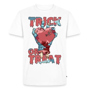Heart zombie - T-shirt Premium bio Homme - blanc - Devant - Nico (187cm)