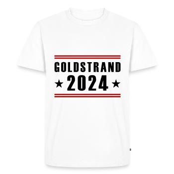 Sables d’or 2024 - T-shirt Premium bio Homme - blanc - Devant - Nico (187cm)