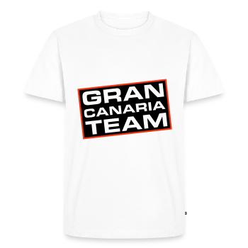 L’équipe de Gran Canaria - T-shirt Premium bio Homme - blanc - Devant - Nico (187cm)
