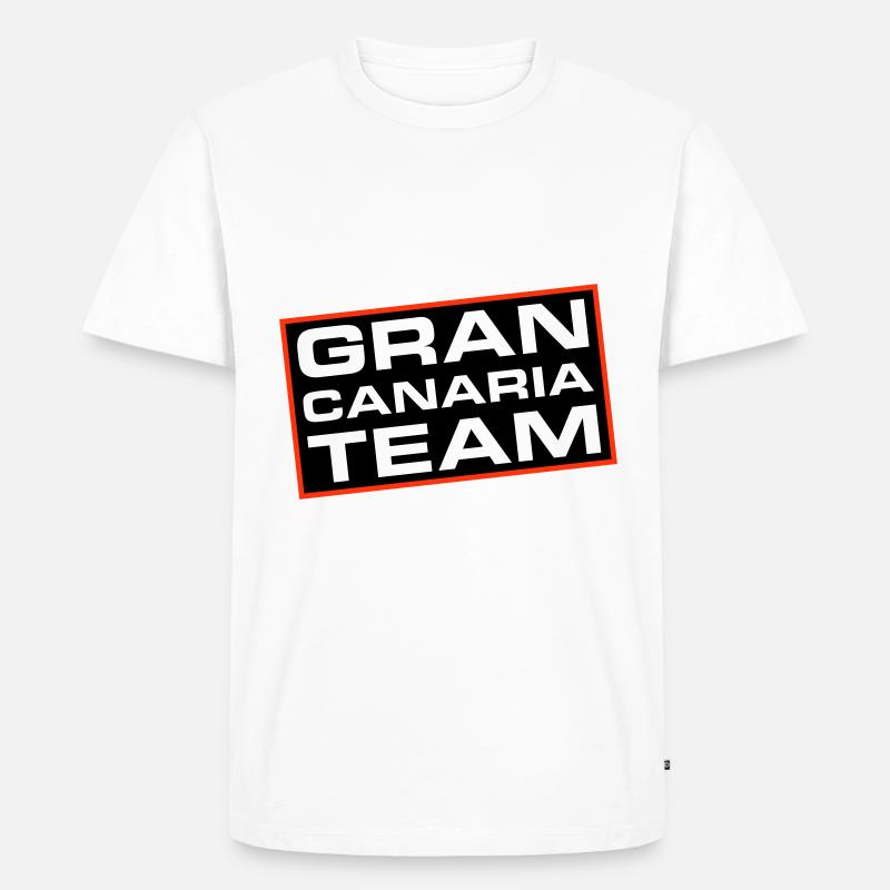 Gran Canaria Team - Männer Premium Bio T-Shirt - Weiß