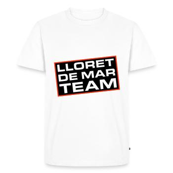 L’équipe Lloret De Mar - T-shirt Premium bio Homme - blanc - Devant - Nico (187cm)