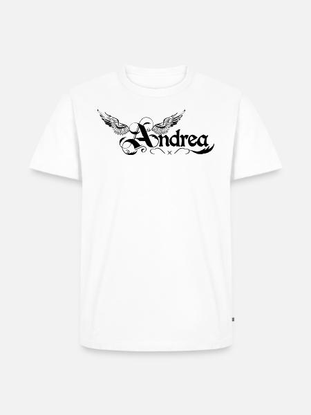 andrea 2 - T-shirt Premium bio Homme - blanc