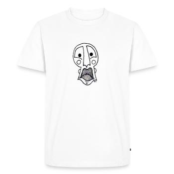 Hugo - Men's Premium Organic T-Shirt - white - Front - Nico (187cm)