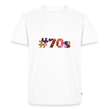 70 - T-shirt Premium bio Homme - blanc - Devant - Nico (187cm)