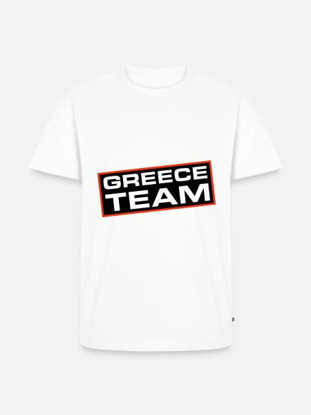 Équipe Grèce - T-shirt Premium bio Homme - blanc