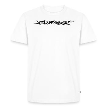tribal tattoo - T-shirt Premium bio Homme - blanc - Devant - Nico (187cm)
