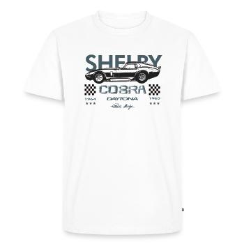 American Dream Cars Shelby Daytona Cobra Geschenk - T-shirt Premium bio Homme - blanc - Devant - Nico (187cm)