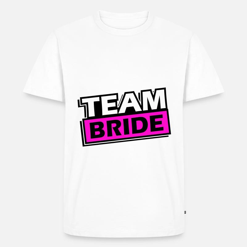 Mariage de l’équipe Mariage - T-shirt Premium bio Homme - blanc