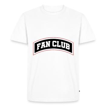 Fan Club Member - Men's Premium Organic T-Shirt - white - Front - Nico (187cm)