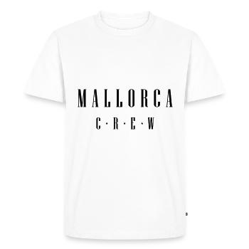 Majorque Équipage - T-shirt Premium bio Homme - blanc - Devant - Nico (187cm)
