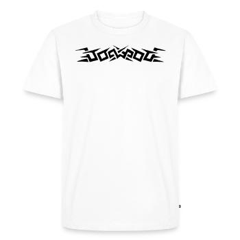 tribal tattoo - T-shirt Premium bio Homme - blanc - Devant - Nico (187cm)