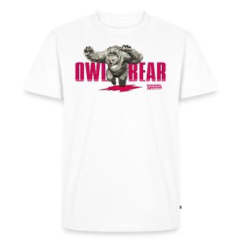 Donjons & Dragons / Dungeons & Dragons / Owlbear - T-shirt Premium bio Homme - blanc - Devant - Nico (187cm)