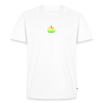 Astronomical Levels - Men's Premium Organic T-Shirt - white - Front - Nico (187cm)