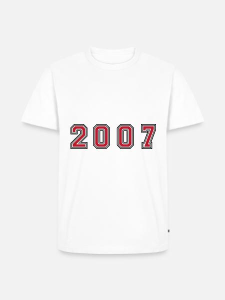 Numéro de l’année 2007 - T-shirt Premium bio Homme - blanc