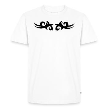 tribal tattoo - T-shirt Premium bio Homme - blanc - Devant - Nico (187cm)