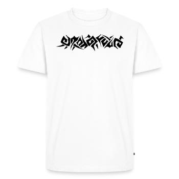 tribal tattoo - T-shirt Premium bio Homme - blanc - Devant - Nico (187cm)