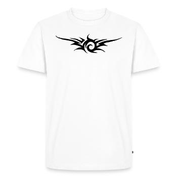 tribal tattoo - T-shirt Premium bio Homme - blanc - Devant - Nico (187cm)
