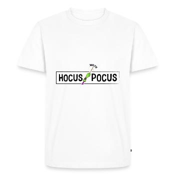 Math halloween baguette calculer les nombres d'enseignants - T-shirt Premium bio Homme - blanc - Devant - Nico (187cm)