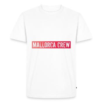 Majorque Équipage - T-shirt Premium bio Homme - blanc - Devant - Nico (187cm)