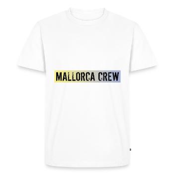 Majorque Équipage - T-shirt Premium bio Homme - blanc - Devant - Nico (187cm)