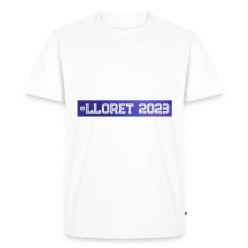Lloret De Mar 2023 - T-shirt Premium bio Homme - blanc - Devant - Nico (187cm)