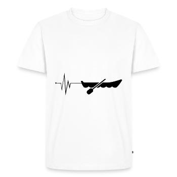 icône de symbole de démarrage - T-shirt Premium bio Homme - blanc - Devant - Nico (187cm)