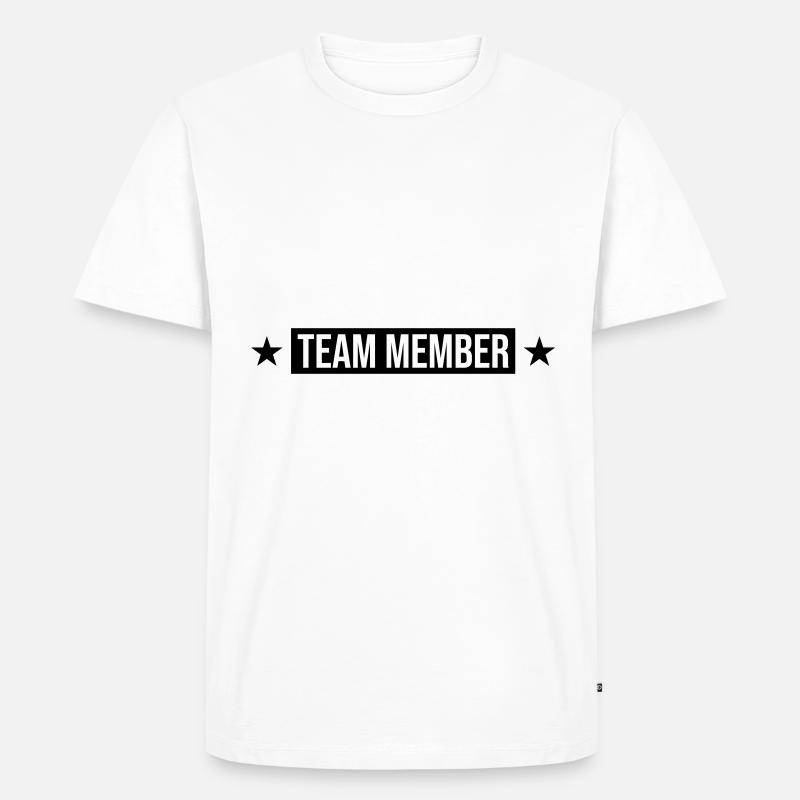Membres de l’équipe - T-shirt Premium bio Homme - blanc