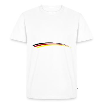 Germany Flag - Men's Premium Organic T-Shirt - white - Front - Nico (187cm)